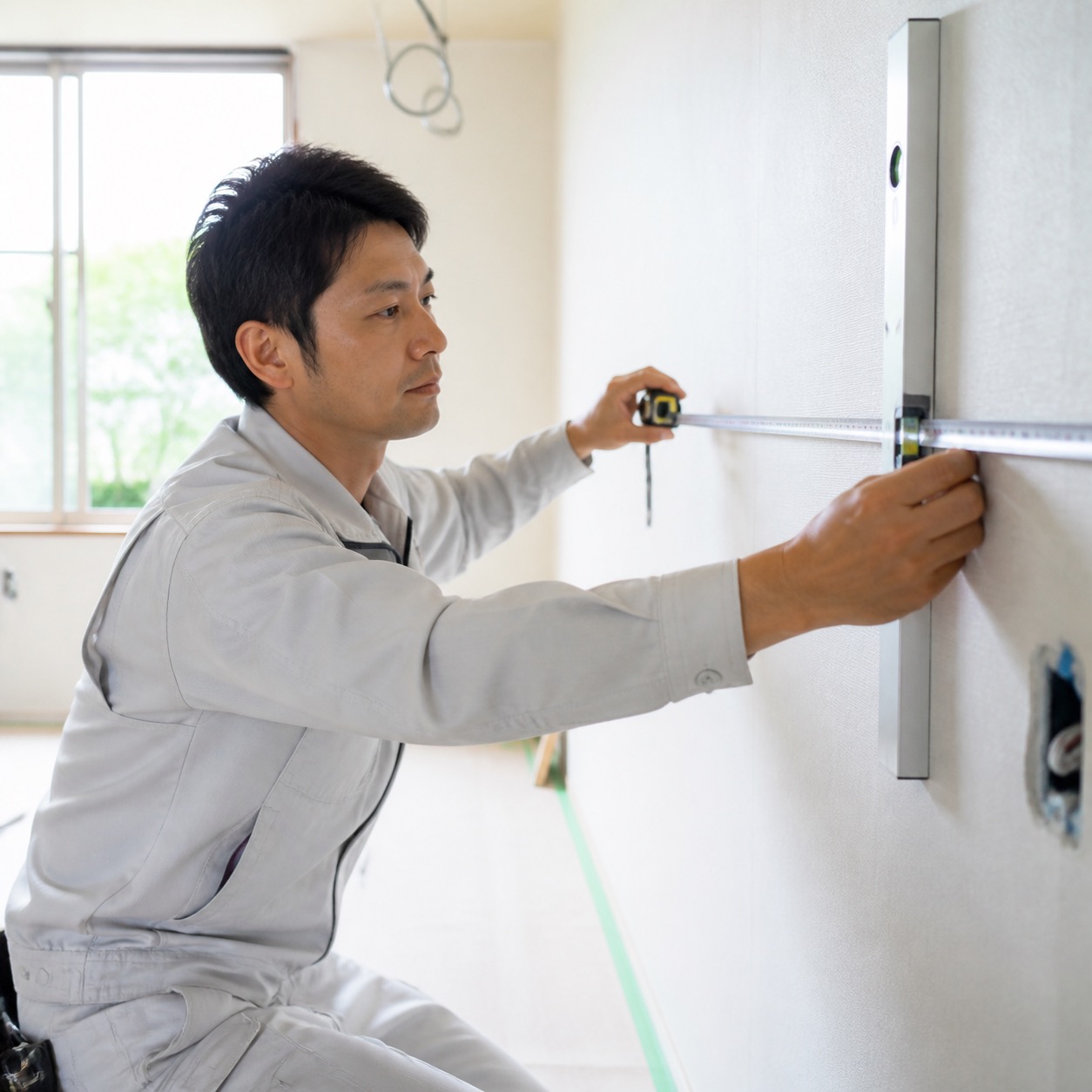内装工事の現場